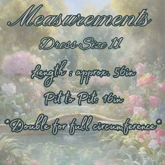 Blondie Nites Junior 11 Metallic Gold Blue Floral Fairycore Ball Gown Prom Dress - Picture 9 of 16